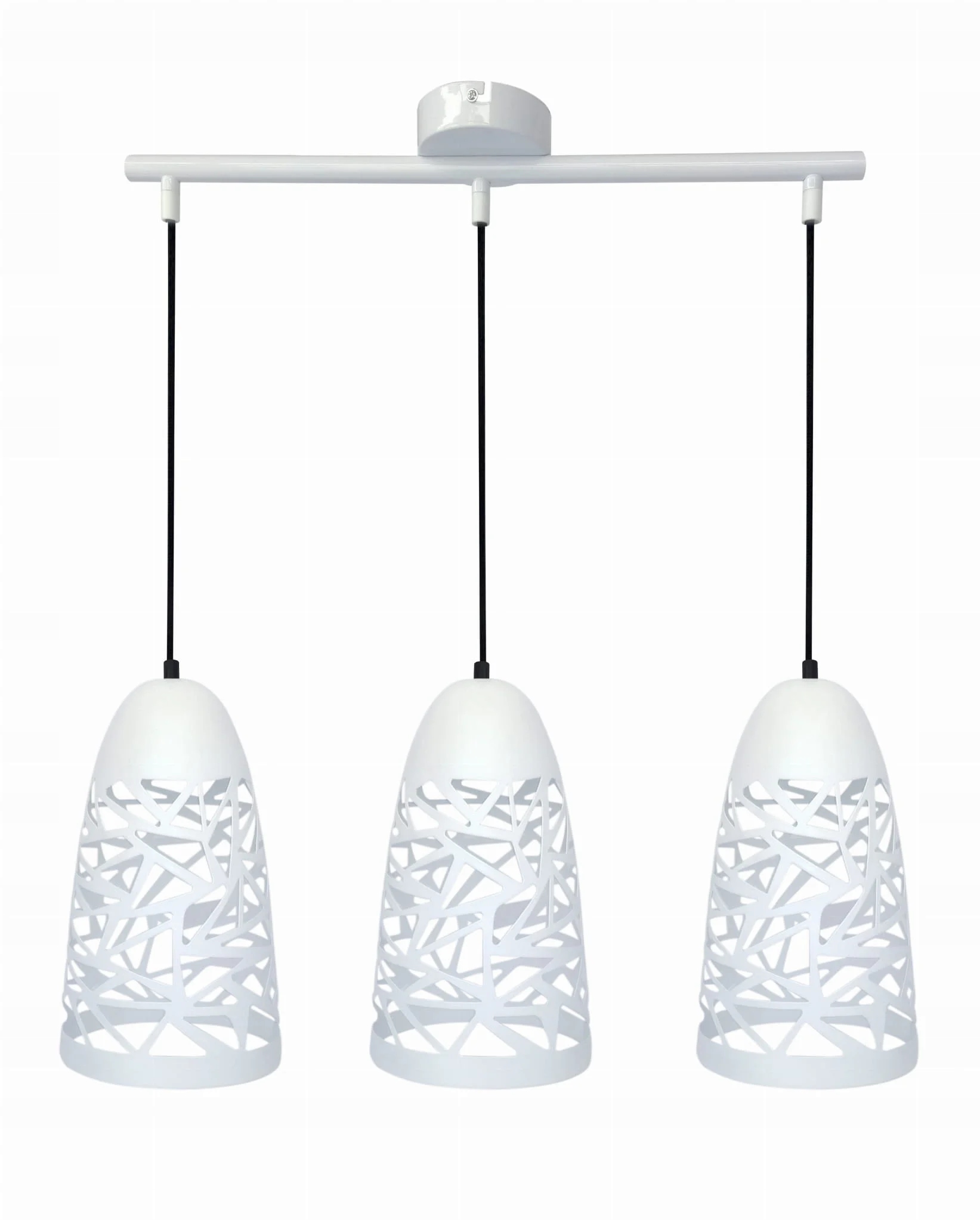 Závesná lusterová lampa Candellux Sabrin biela