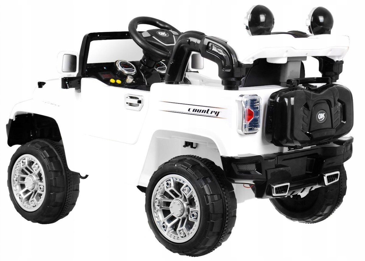 Autko Terenowe na Akumulator JEEP CROSS 12V Pilot Kolor Biały