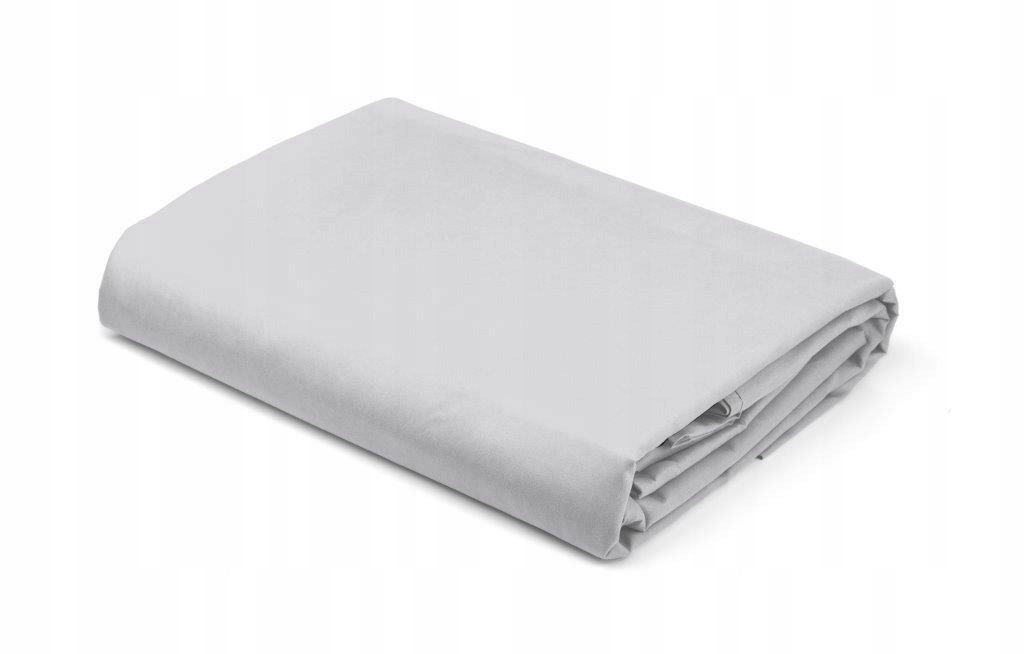 Prostěradlo s gumičkou 220x200 stříbrné jednobarevné Pure