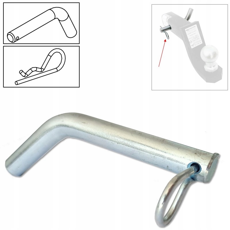 Bolec Sworzeń Przetyczka do Adapterów Haka USA