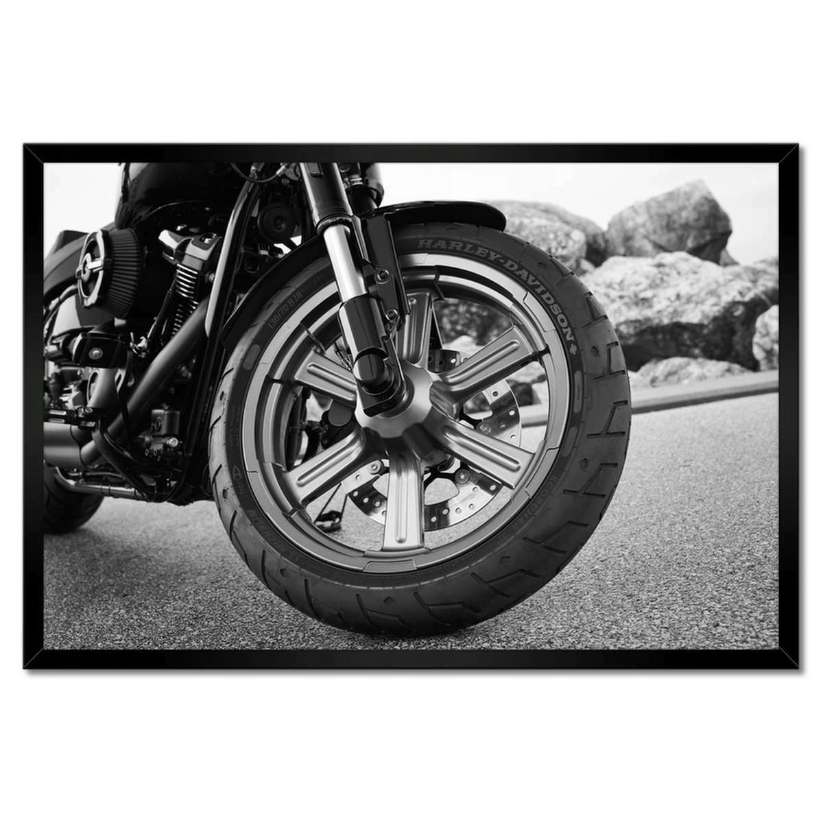 Plakáty v rámu 60x40 Harley Davidson Motocykl