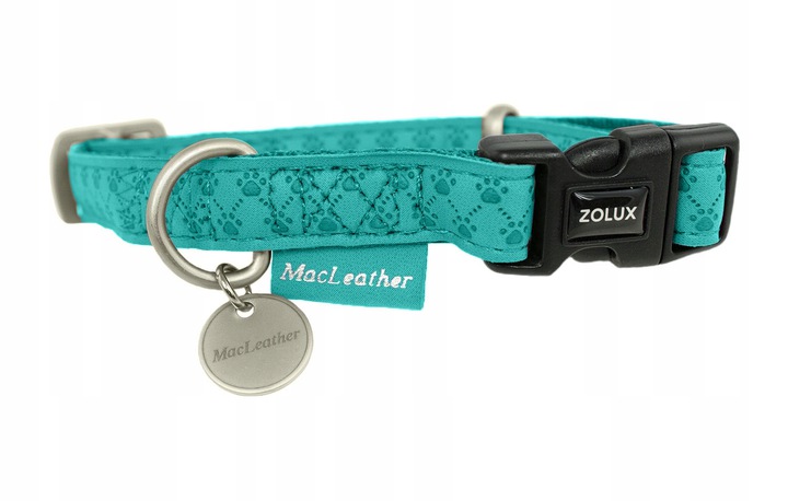 OBROŻA ZOLUX MACLEATHER TAŚMA 10mm TURKUSOWA