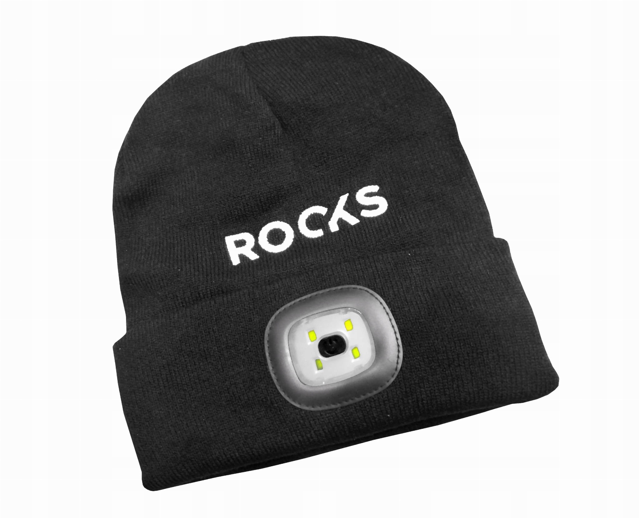 ROOKS CZAPKA ZIMOWA Z LATARKĄ I LAMPKĄ LED NA USB