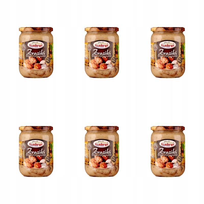 Szubryt Zraziki vepřové v žampionové omáčce 470 g X6