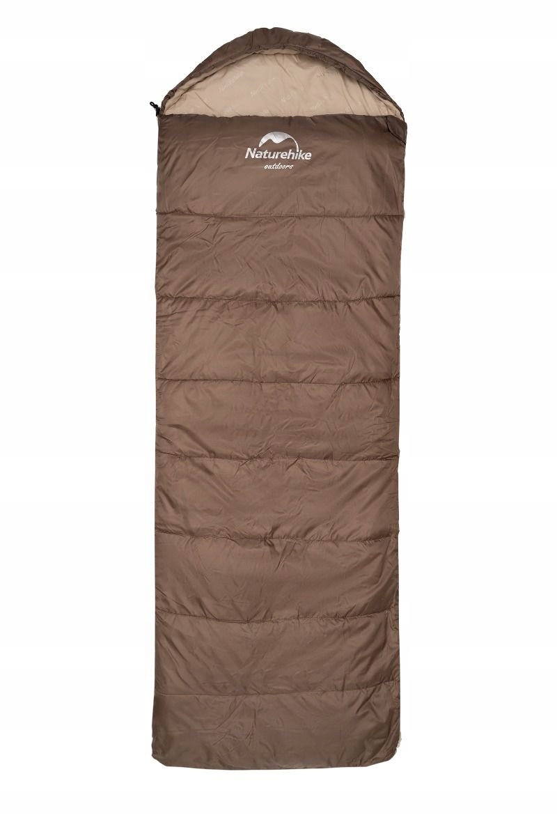 Naturehike Śpiwór turystyczny U150 NH20MSD07 brązowy prawy