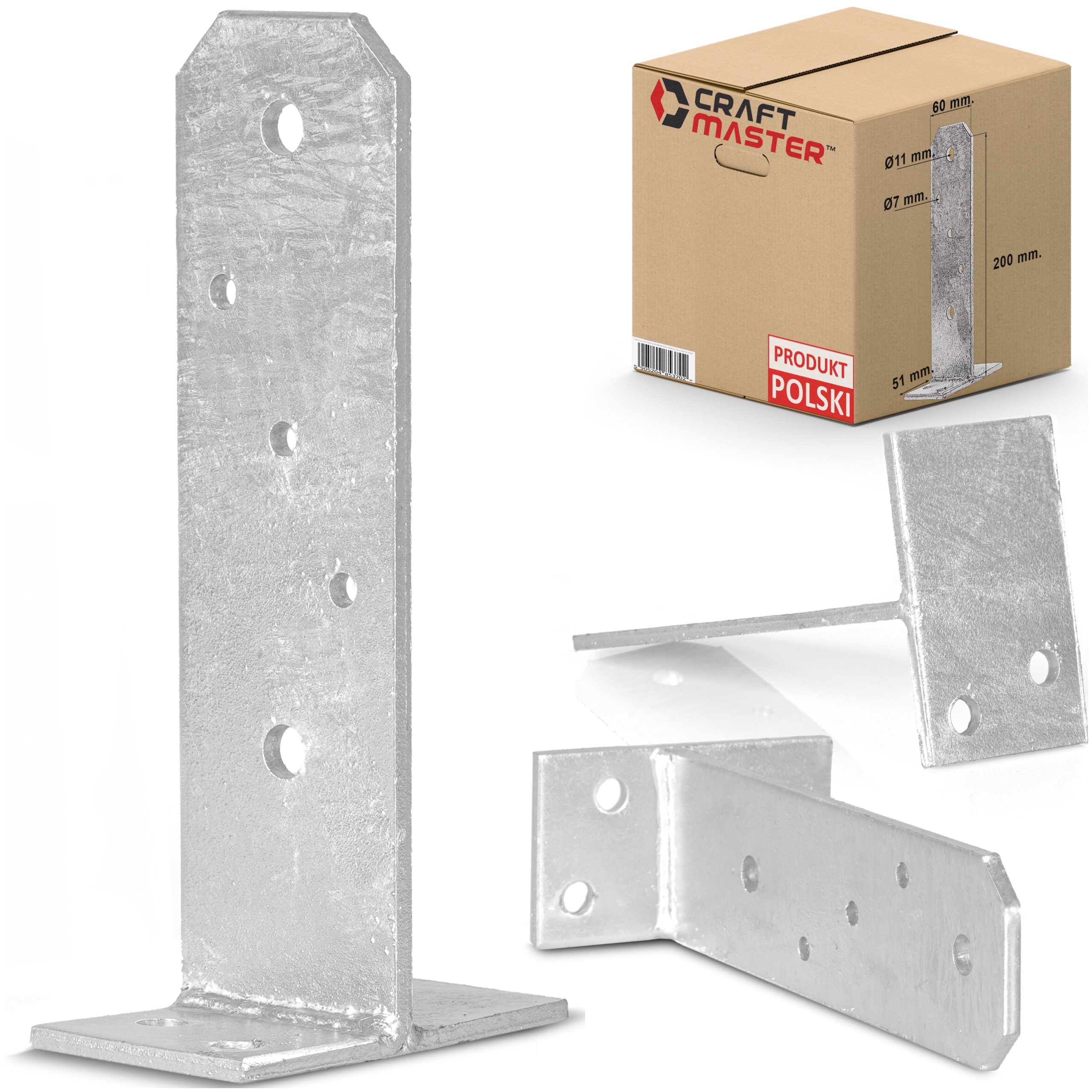 

Podstawa Słupa Przykręcana Kotwa T 5mm Uniwersalna