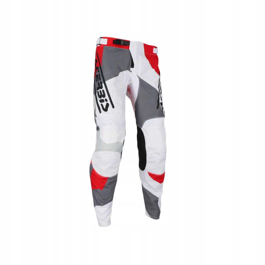 Acerbis MX Linear Sumbawa nohavice biela/šedá/červená Motocykel Cross Enduro