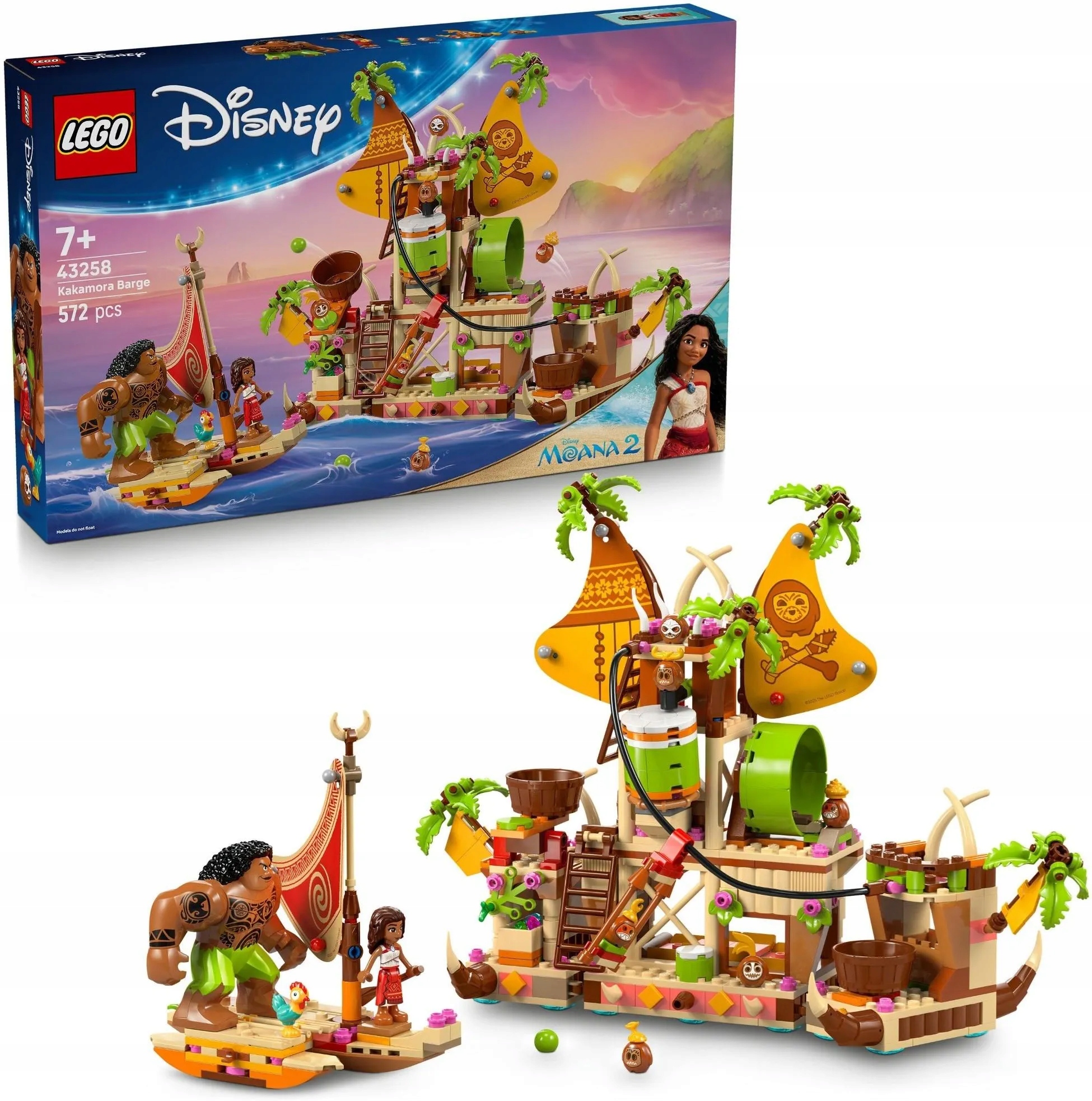 stavebnice Lego Disney 43258 Kakamorská bárka Vaiana Moana 2