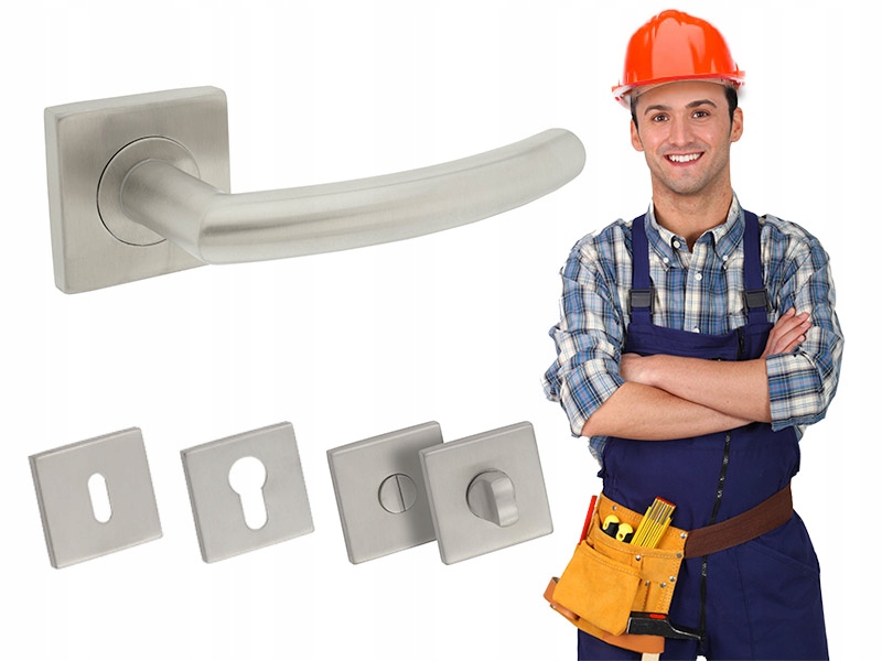 

Alubrass Klamka drzwiowa model Paros