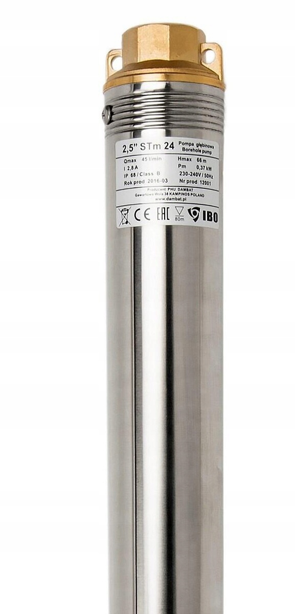 Ponorné čerpadlo 2,5 Stm 24 230V s kabelem Ibo Dambat