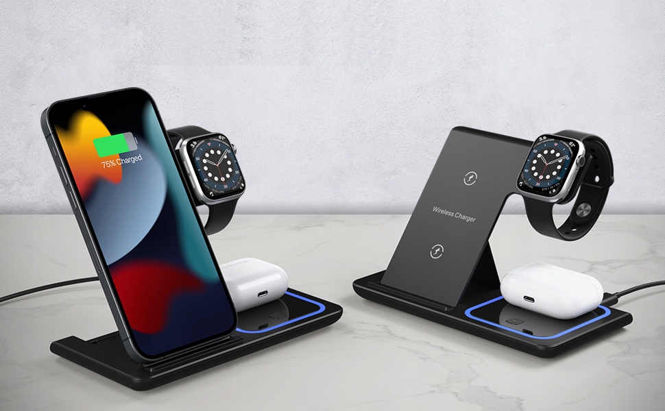 Ładowarka Indukcyjna Bezprzewodowa 3w1 do Apple Kod producenta Ładowarka indukcyjna 3w1 Ultracienka Składana