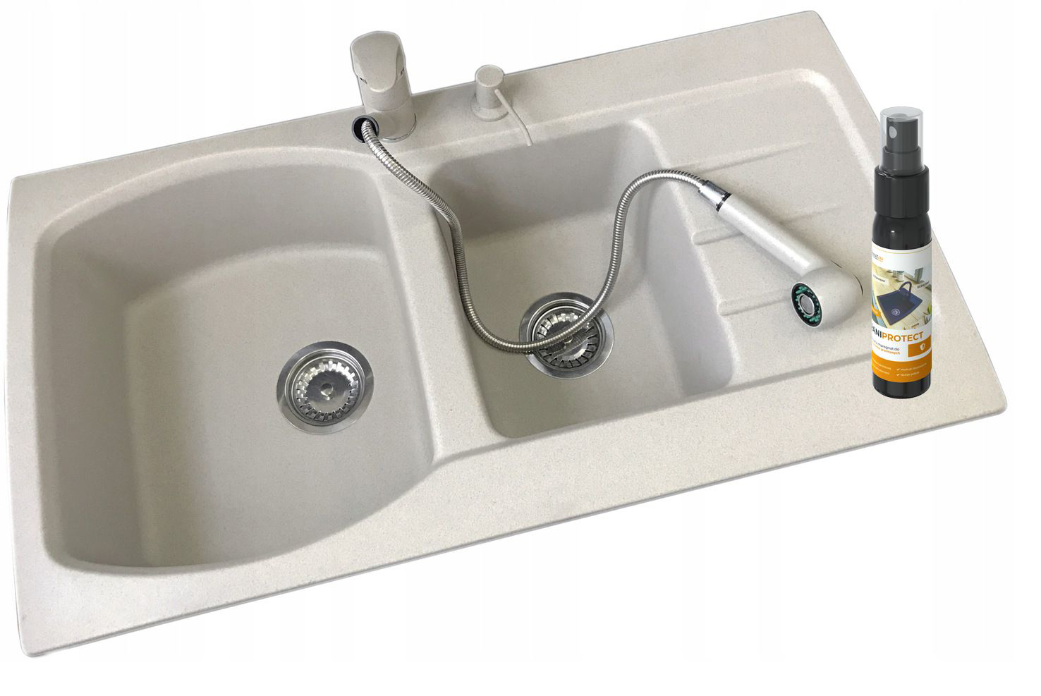 Dřez Dřez Granitový Dávkovač Baterie Barva