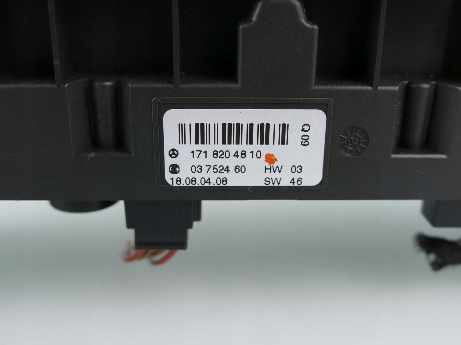 MERCEDES SLK R171 control panel PRZYCISKOW
