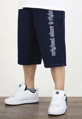 Kraťasy Mass Jeans Extra Baggy Clan blue rinsed