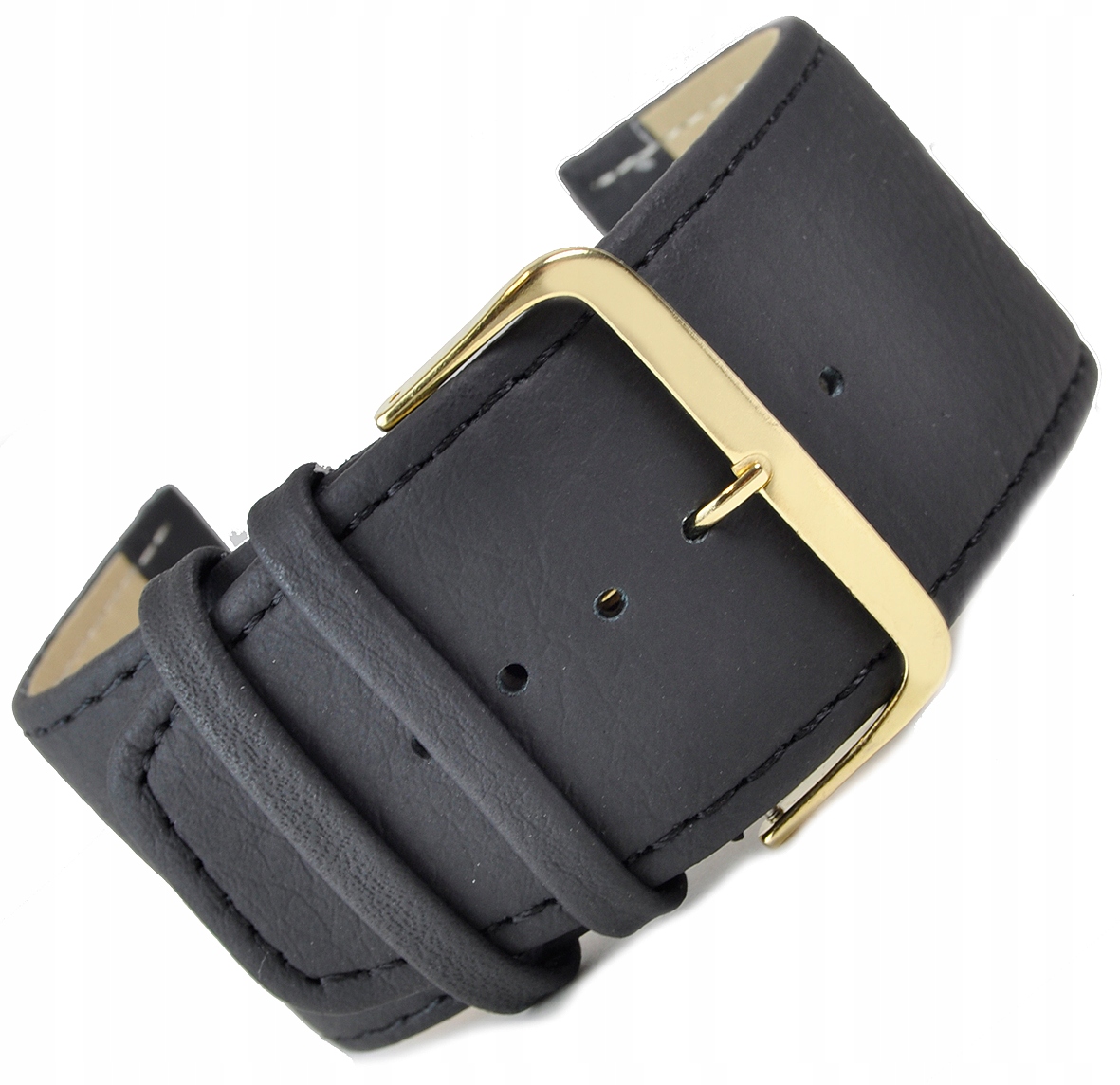 

Pasek Do Zegarka Skóra Naturalna 34mm Czarny