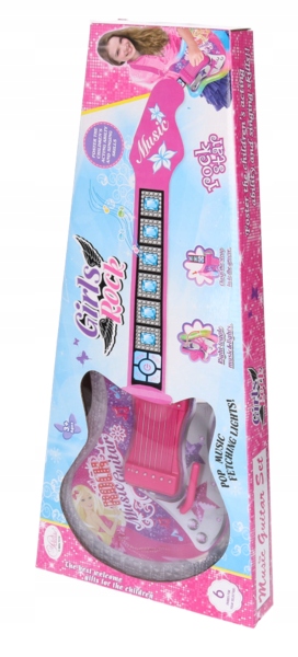 

Gitara elektryczna Światełka dźwięki efekty 2544