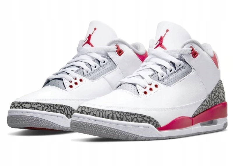 全国送料無料ギフト JORDAN AIR BUTY 3 ORYGINALNE 49,5 ROZMIAR RED FIRE RETRO 靴
