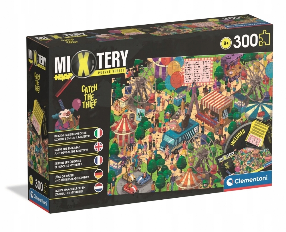 

Puzzle Zagadka 300 El Złapać złodzieja Clementoni