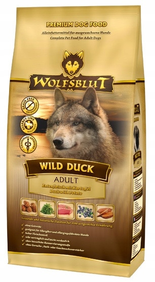 Levně Wolfsblut Dog Wild Duck kachna a brambory 2 kg