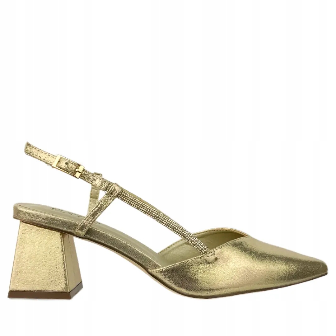 Dámské sandály Sala 2120-22 zlaté Velikost 39, Zlatá