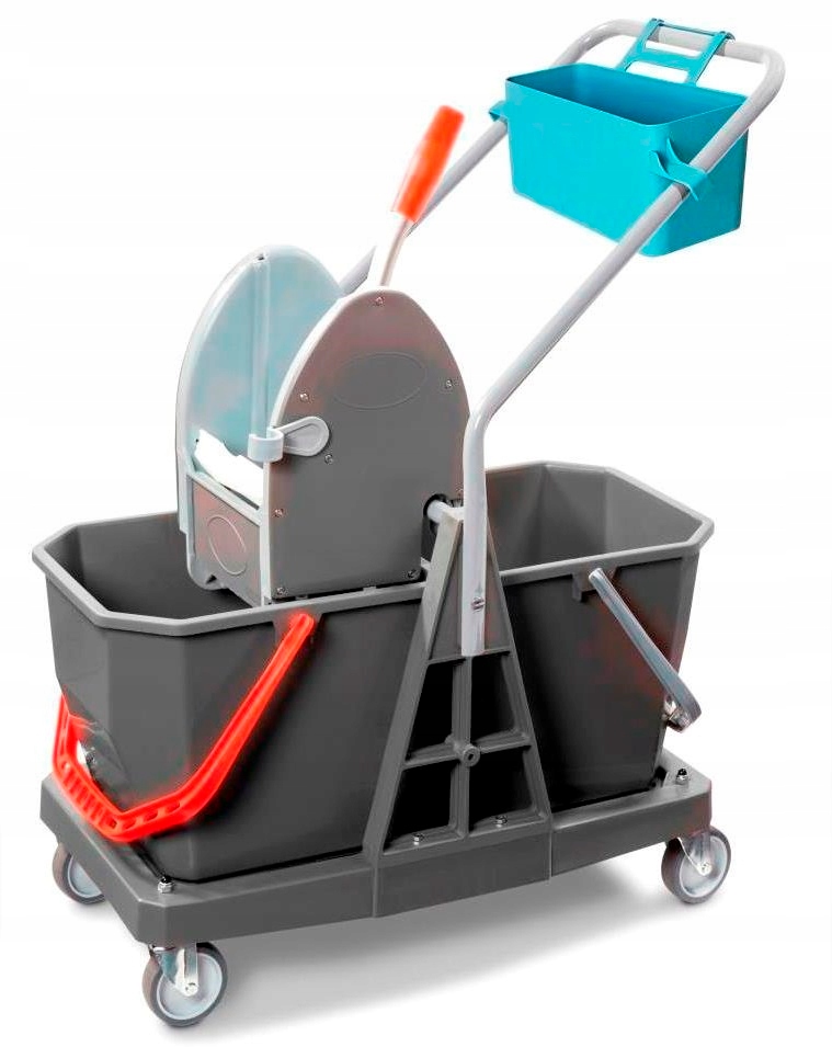 ZESTAW WŁOSKI WÓZEK DO SPRZĄTANIA 2 x 18L Z KOSZYKIEM + MOP KIJ STELAŻ EAN (GTIN) 8054144872971