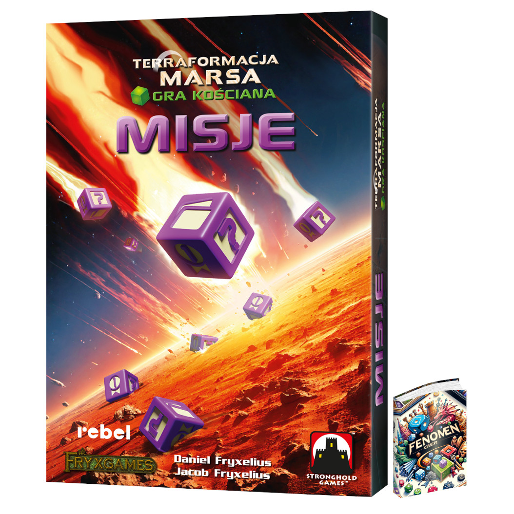 Terraformacja Marsa: Gra kościana Misje +książka, 1-4 osoby, wiek 14+