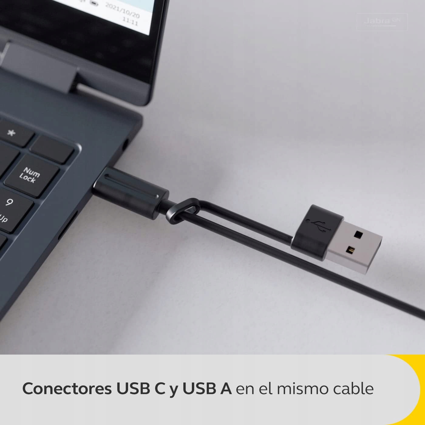 JABRA Speak2 40 Przenośny Zestaw Głośnomówiący 4 Mikrofony USB-A USB-C — miniatura 9
