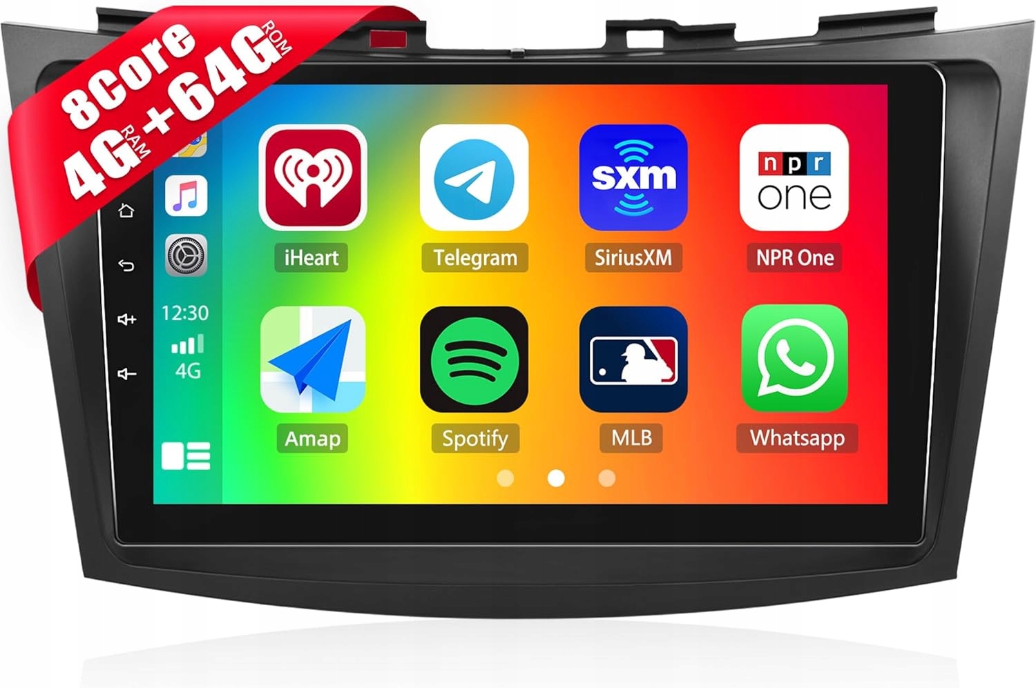 Camecho Radio samochodowe 8Core 4G 64G do Suzuki Swift 2012-2017