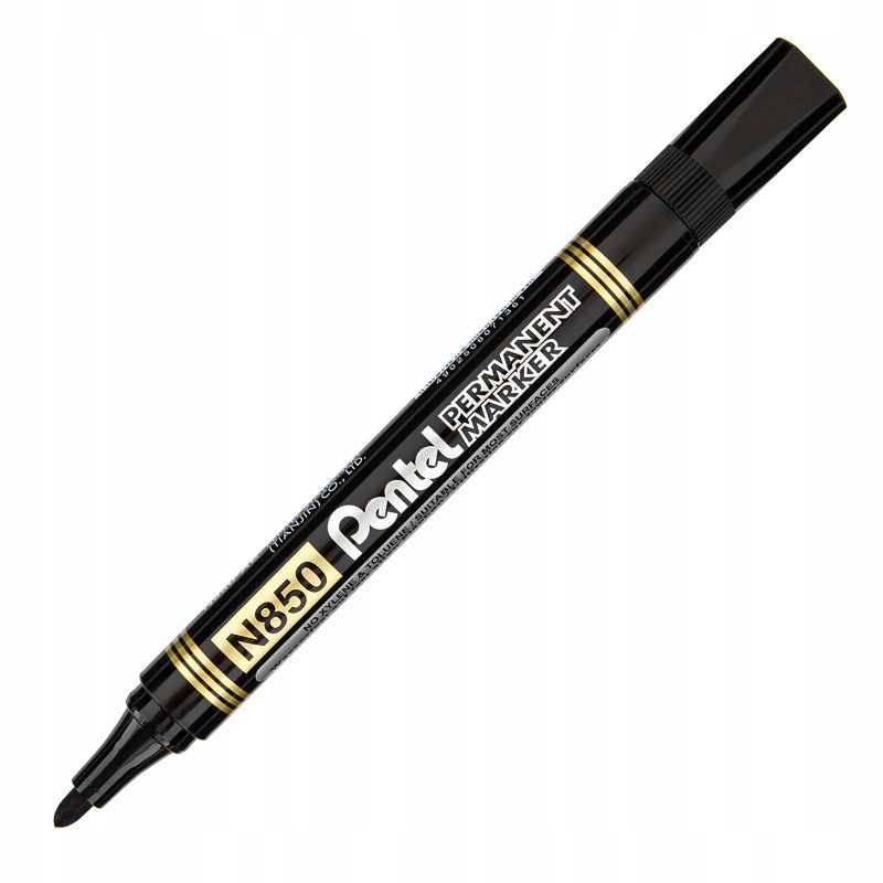 

Marker permanentny Pentel N850 okrągły czarny