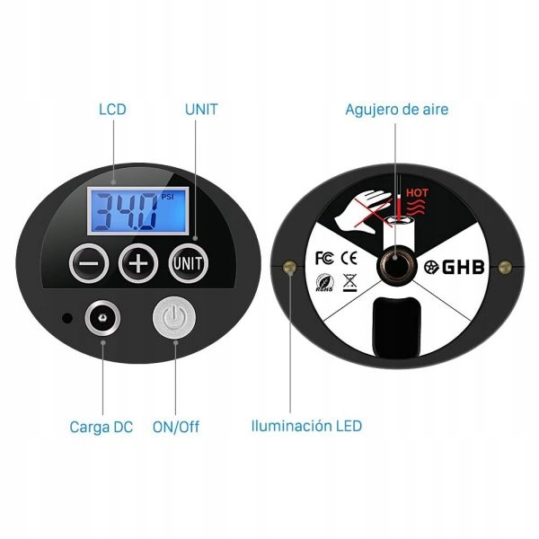 POMPKA DO OPON GHB UNIWERSALNA Marka GHB