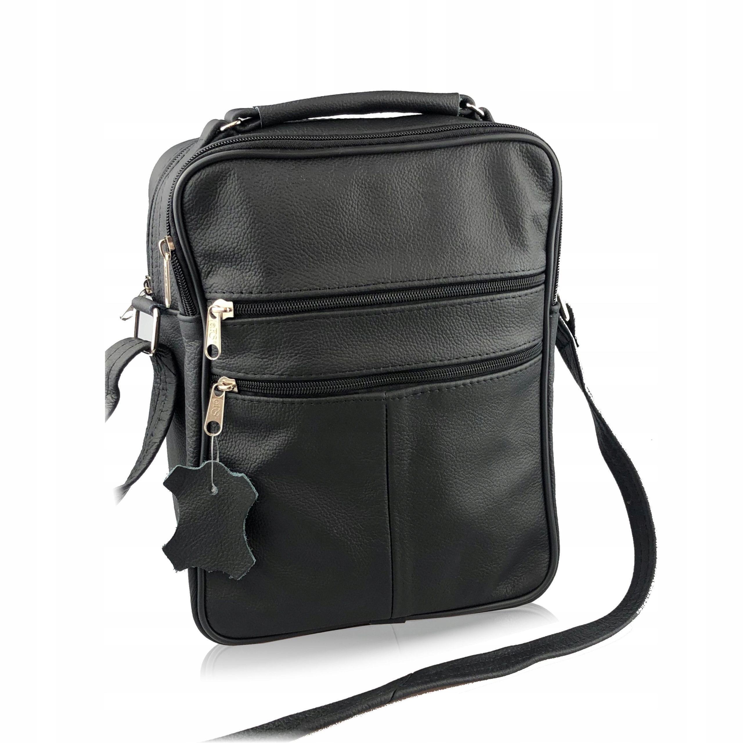 

Męska Saszetka Torba Do Każdej Stylizacji Czarna