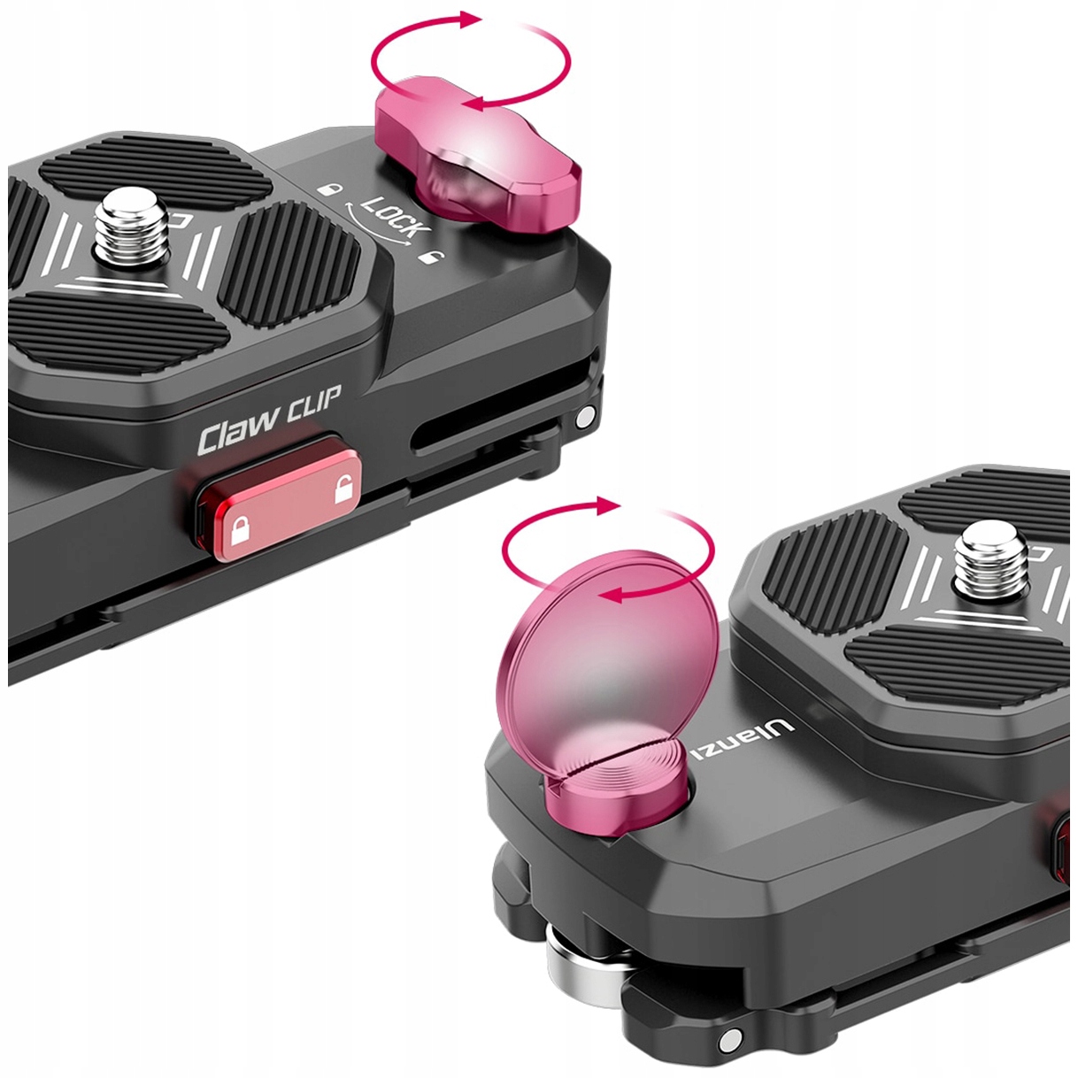 Uchwyt do lustrzanki kamery na pasek system CLAW Ulanzi Fast Claw Clip Gen2 Model Fast Claw Clip Gen2