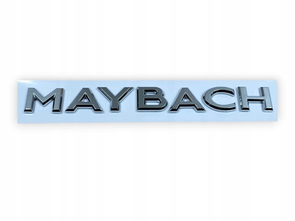 Nápis Chromovaná lišta na víko kufru 195 mm x 20 mm pro Maybach W212 W213 W222 W223