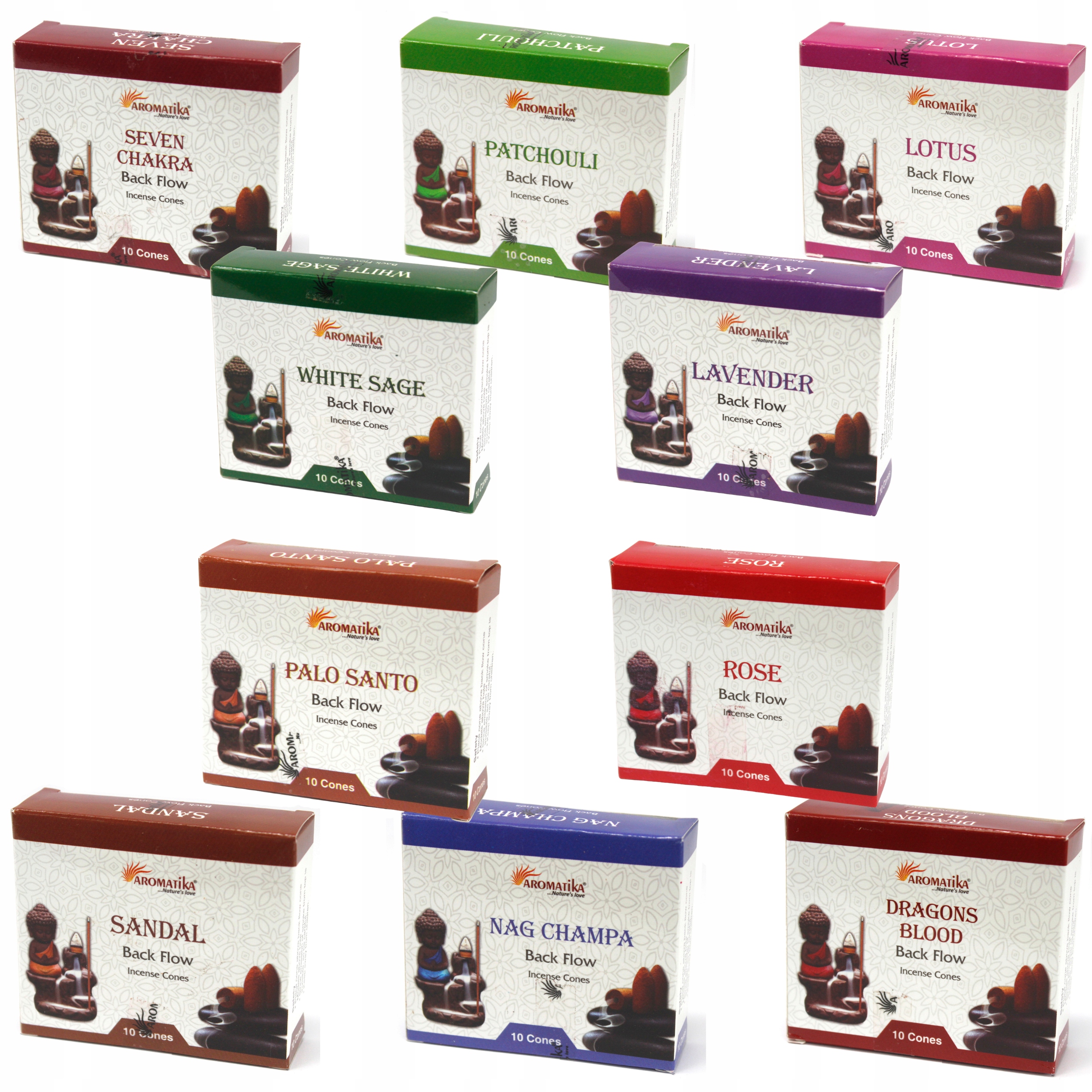 

Aromatica Backflow Zestaw 100 Natural Kadzidełek