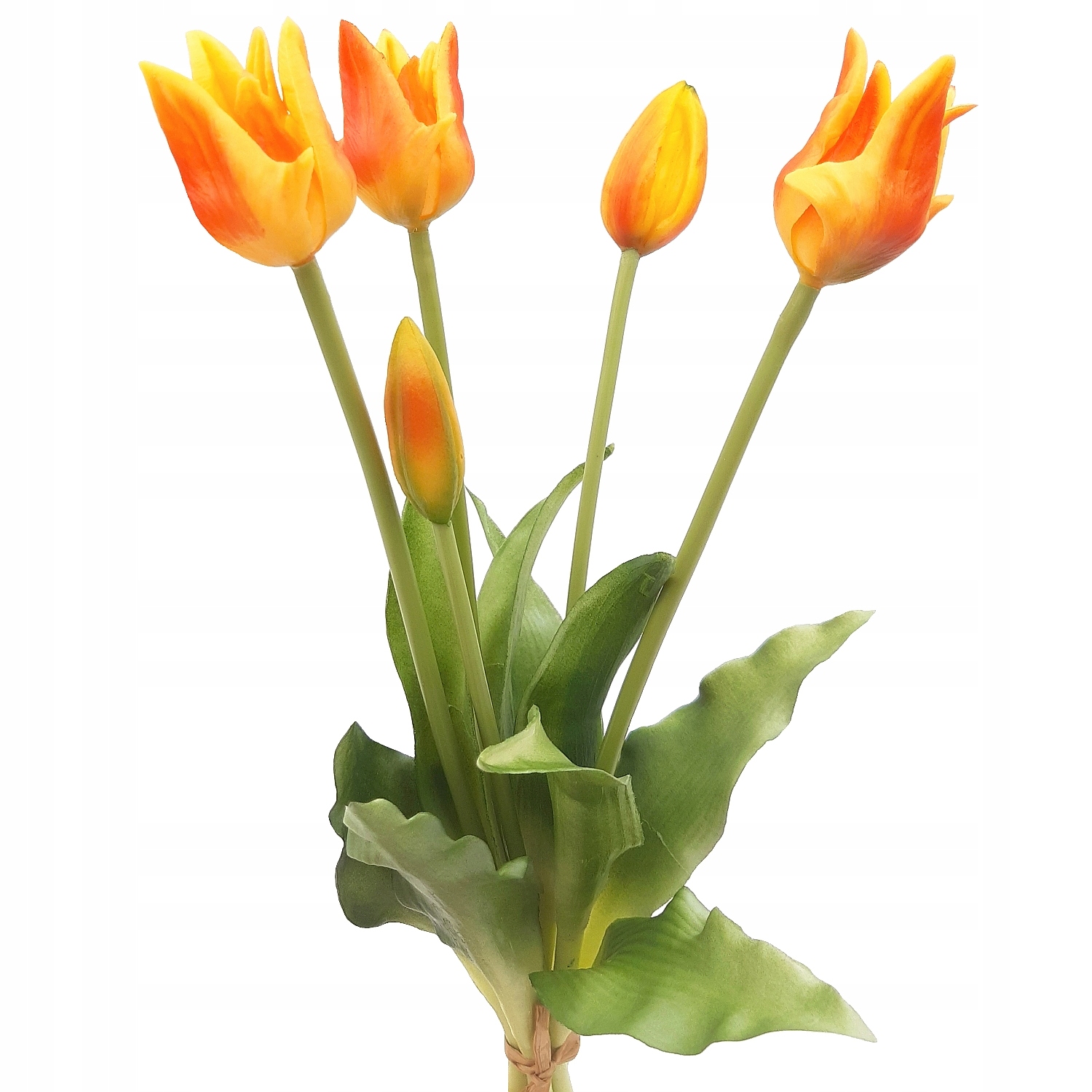 

Tulipany Silikonowe Pomarańczowe Bukiet Wiązka