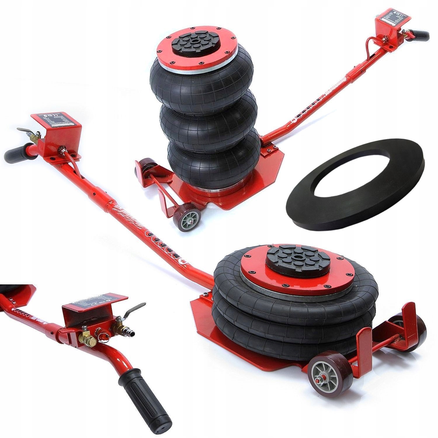 PODNOŚNIK PNEUMATYCZNY BAŁWANEK 3.5T + GUMA PROFESIONAL