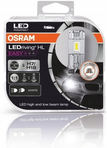 

H7 Led Osram LEDriving 12V 6000K 16W Bez Adapterów
