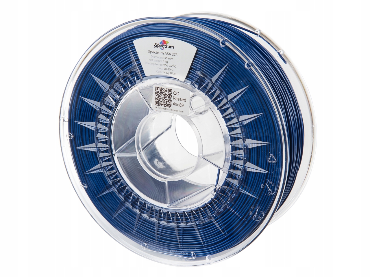 Filament Spectrum Asa 275 1,75 mm 1000 g modrý navy blue