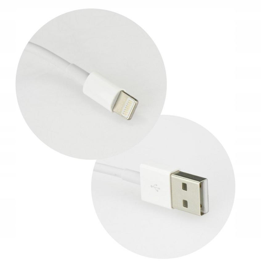 

Kabel Usb do iPhone Lightning 8-pin biały HR-UC01