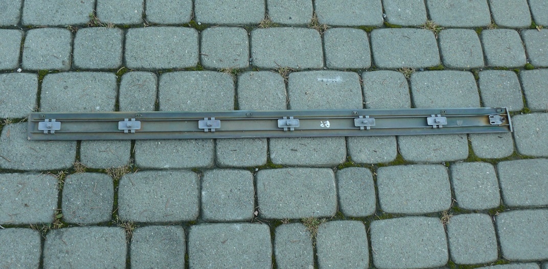 moulding central door right front AUDI A8 D2 94-01 LY7M 4D0853952