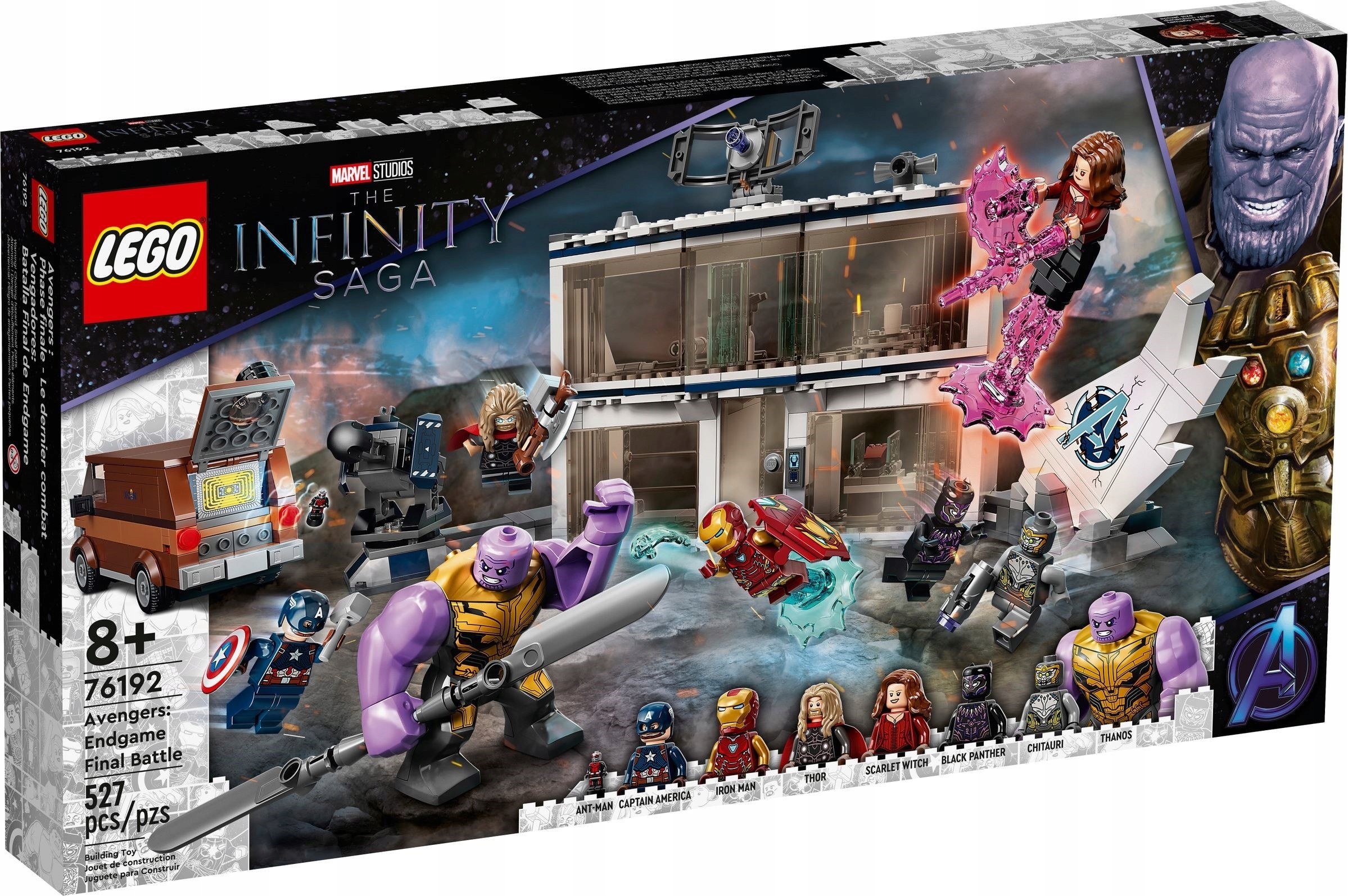 Lego Marvel Heroes Koniec gry ostateczna bitwa 76192