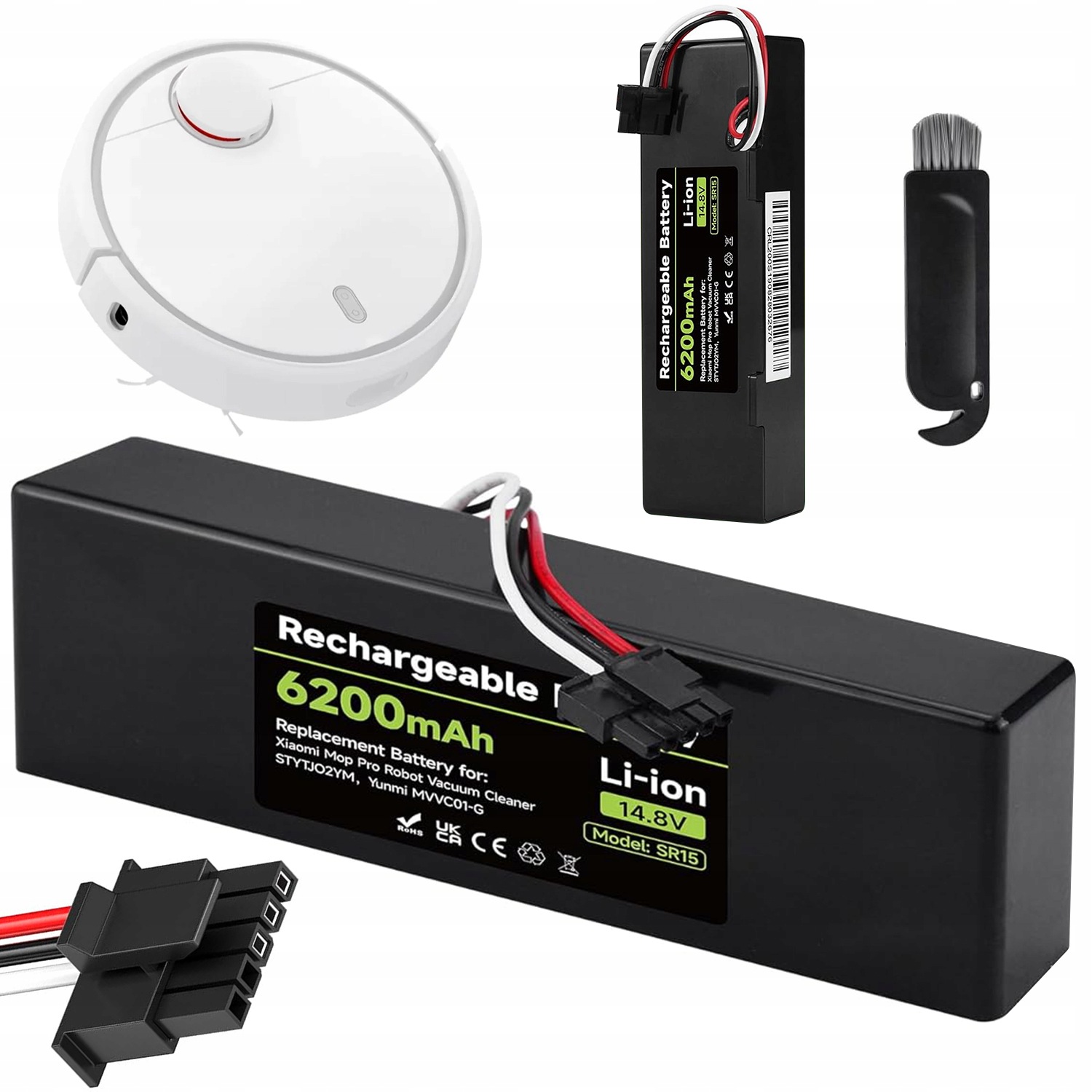Baterie Akumulátor 14.8V 6.2AH Pro Xiaomi Mop|mop 2S|MOP PRO|STYTJ02YM