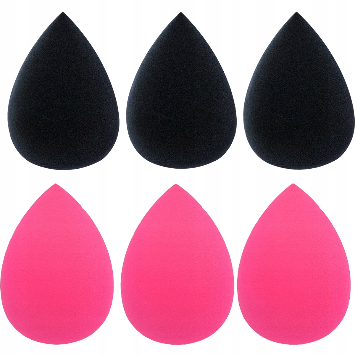 

Zestaw 6X Gąbka Do Makijażu Blender Czarny/różowy