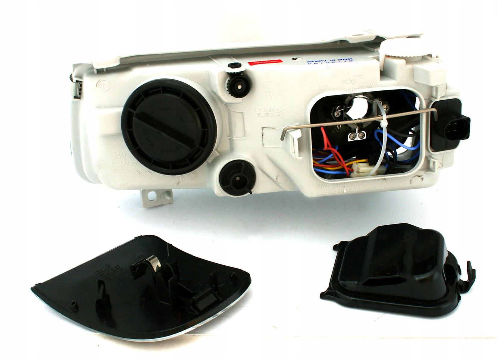 VW PASSAT B4 93-97 LAMPY reflektory BLACK ringi H7 Producent części CTS Tuning