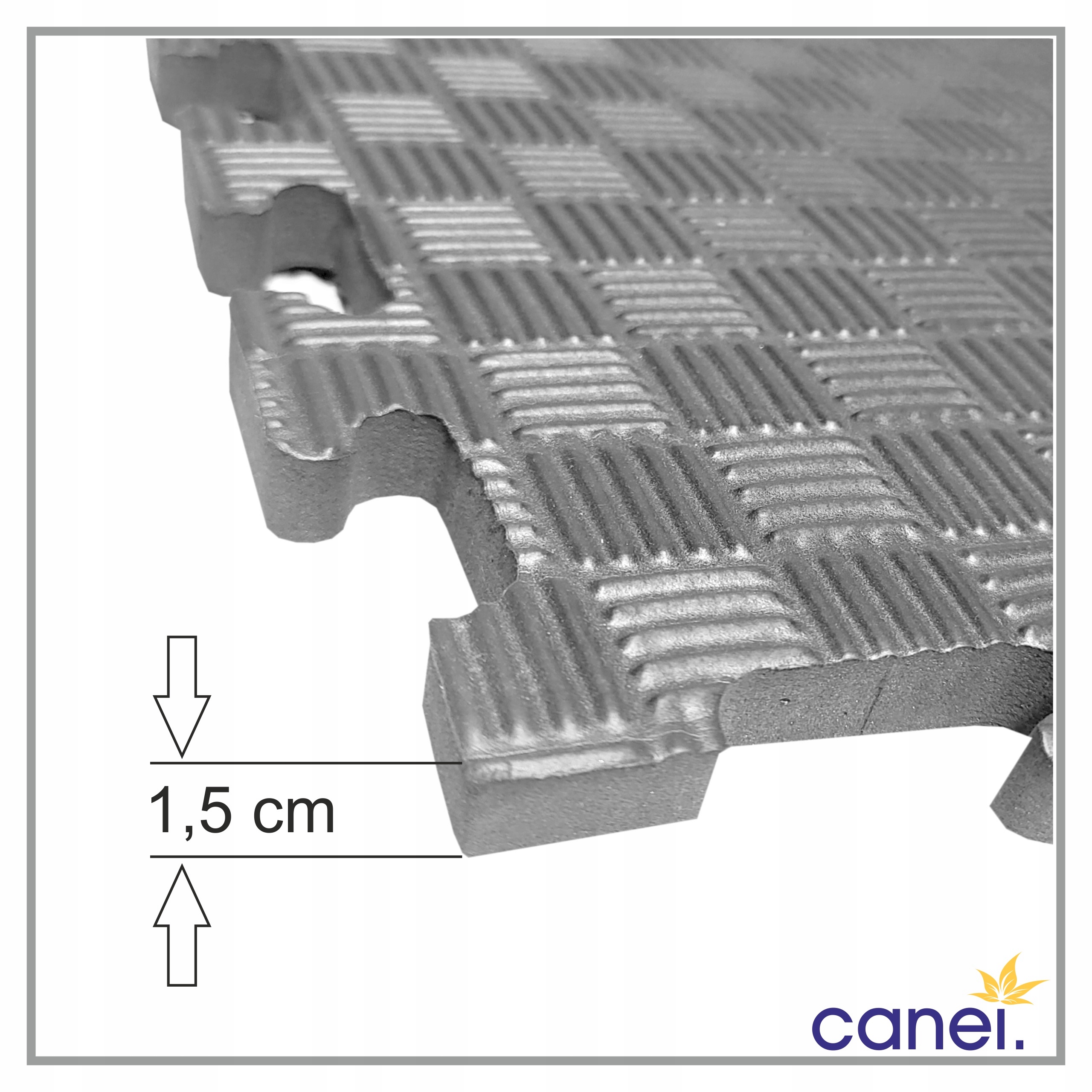 MATA do ĆWICZEŃ PUZZLE PIANKOWE GRUBA z PIANKI EVA 1m² PODŁOGĘ 1,5 cm Długość 100 cm