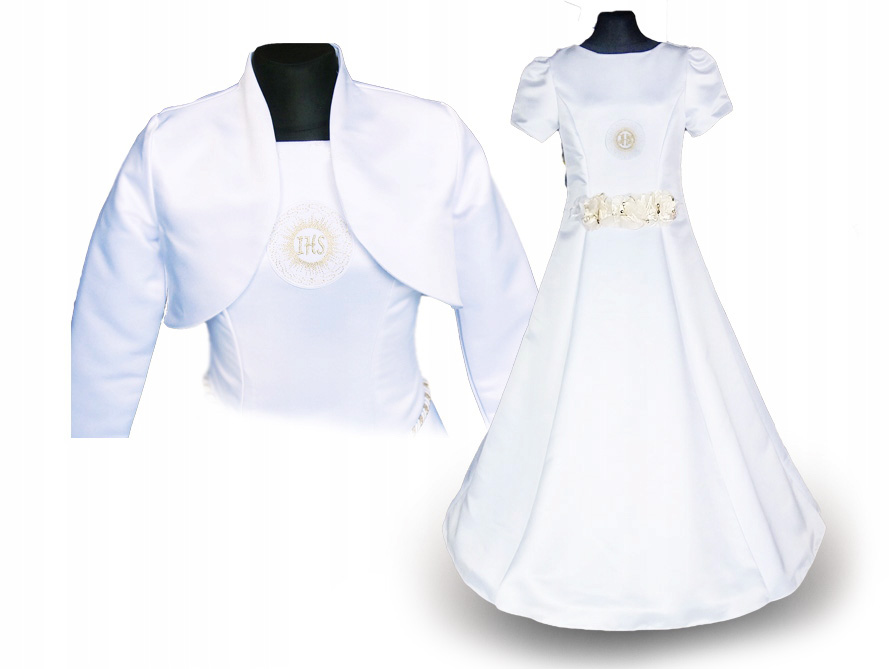 Alba komunijna sukienka bolerko Betany komunia 128