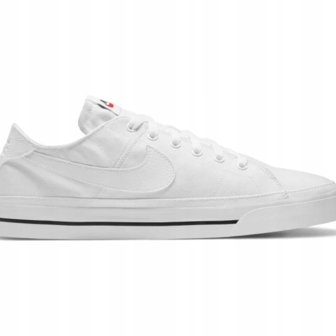 Nike pánské tenisky Court Legacy Cnvs bílé velikost 42 UK7,5 CW6539 100