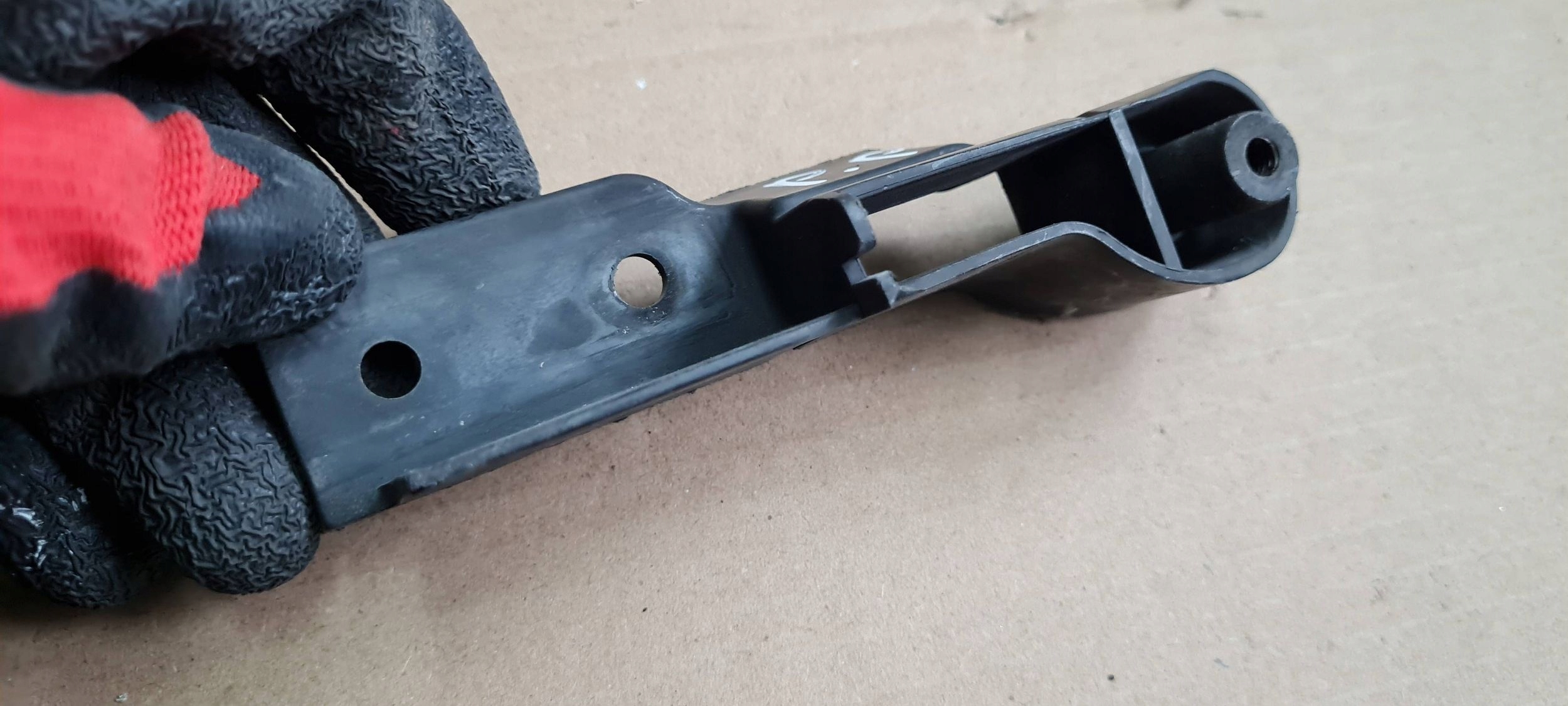 A6 C6 LIFT Support Poignée Support plaque Pare choc Droite Avant 4F0807772