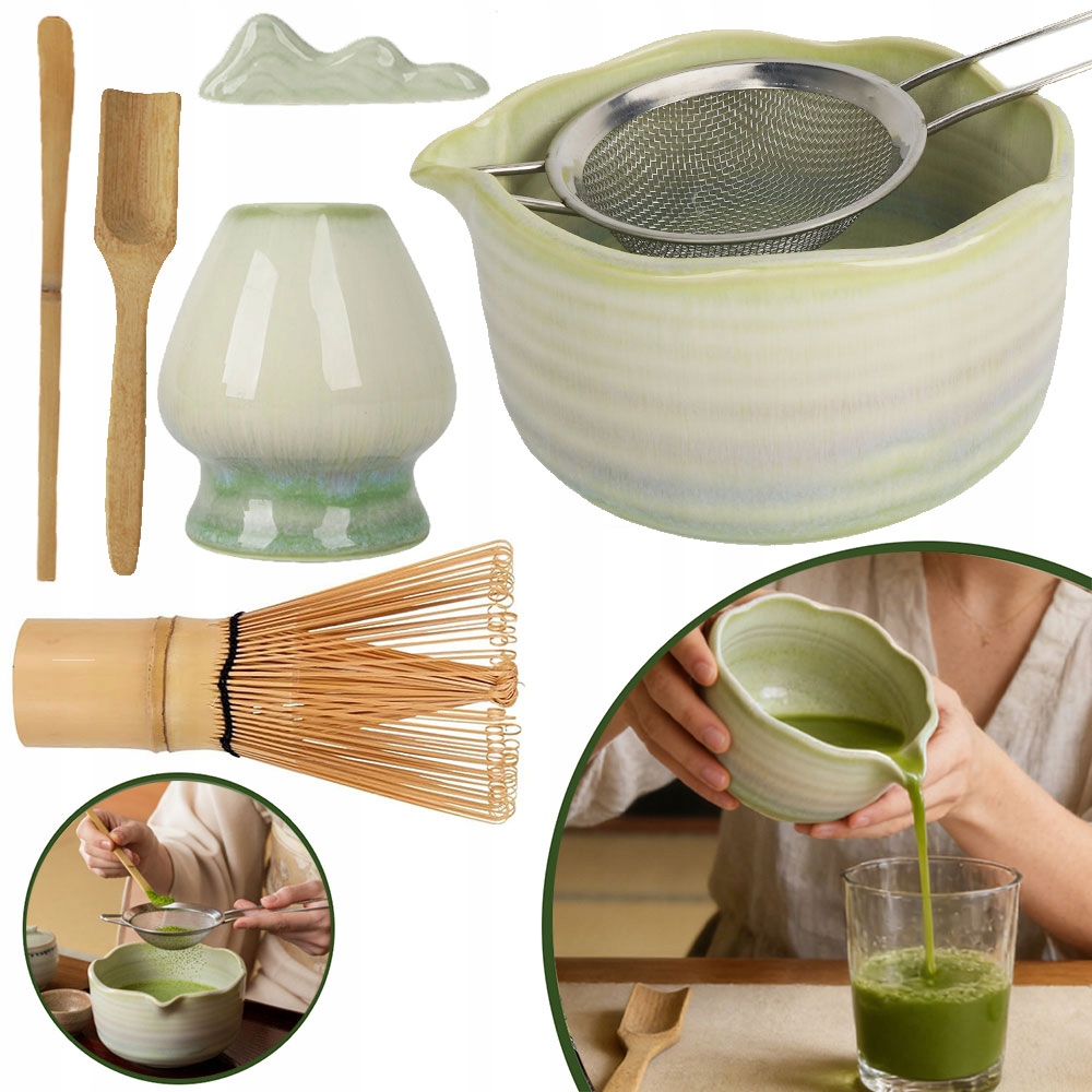 Levně Sada Nástrojů Pro Výrobu Matchy, Tradiční Řemesla, S Miskou, Rukojetí