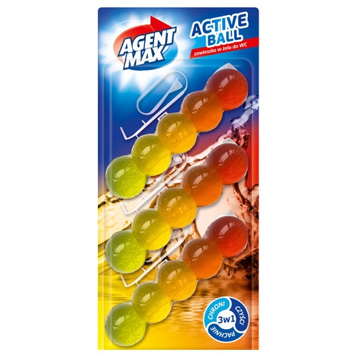 

Kostka Do Wc Agent Max Active Ball Citrus 3X35G